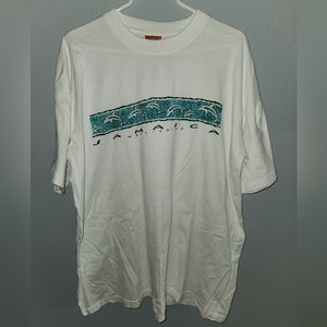 Island Tees Jamacia West Indies White T-Shirt 2XL
